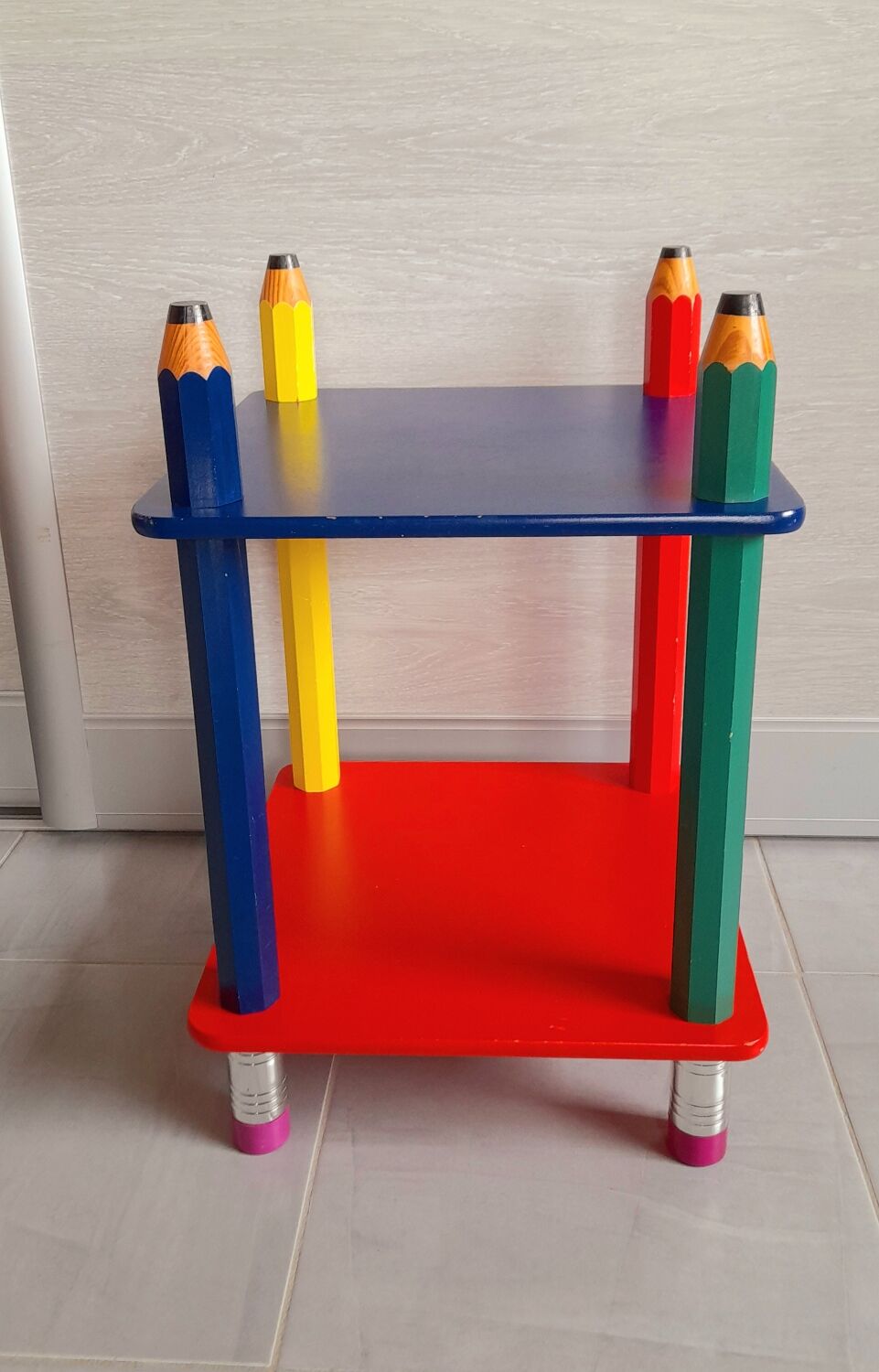 Bedside table pencils Pierre Sala 80s