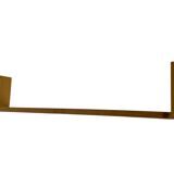 Vintage wooden wall rack bookshelf in pine