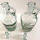 2 Vintage 70's Carafes Pourers Bottles Pitchers Olive Oil Vinegar Art