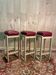 Set of 3 bar stools from the 1970s.