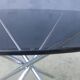 Vintage chrome foot round table