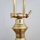 Lampe de notaire, banquier dorée
