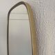 Vintage mirror 1960 asymmetrical mirror - 46 x 24 cm