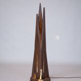 Sculptural Solid Wood Floor Lamp Post-Modern Light STRATA by Flowlight UK