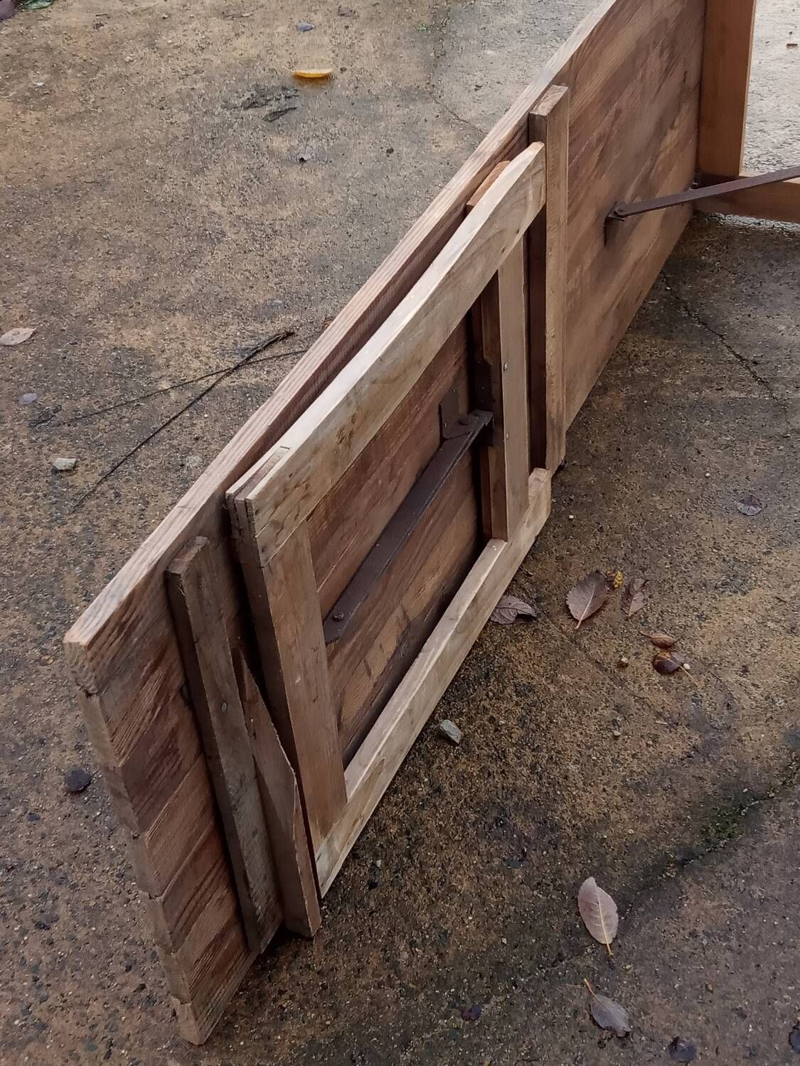Table de ferme pliante