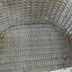 Woven wicker basket rustic vintage