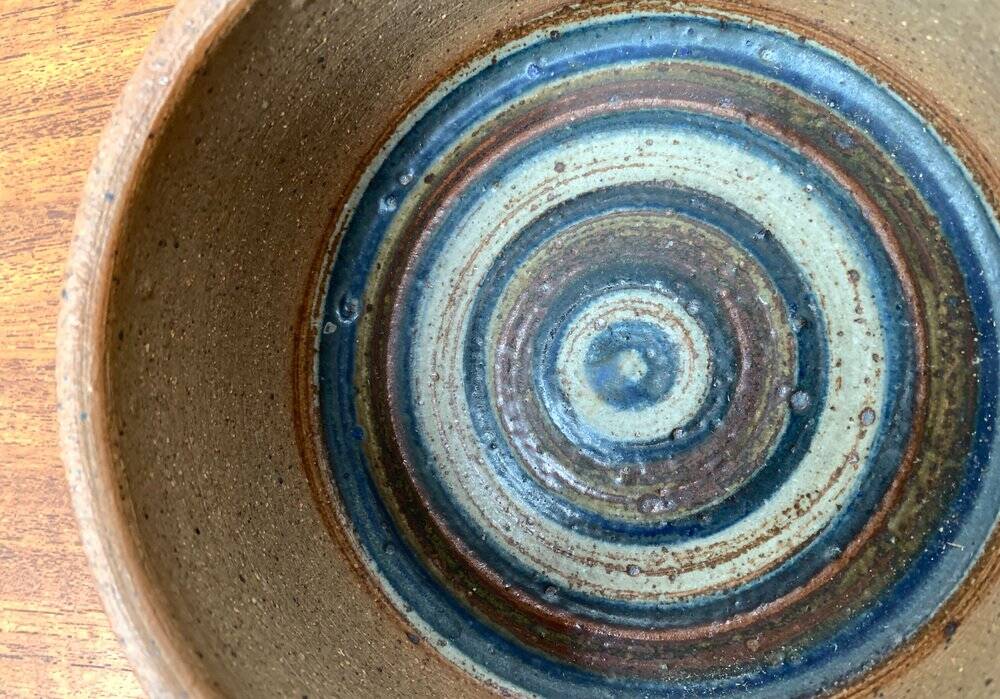 Mid-Century Danish Studio Pottery Candleholder by Kate and Klaus Friederichsen for Finke Keramik, 1970s