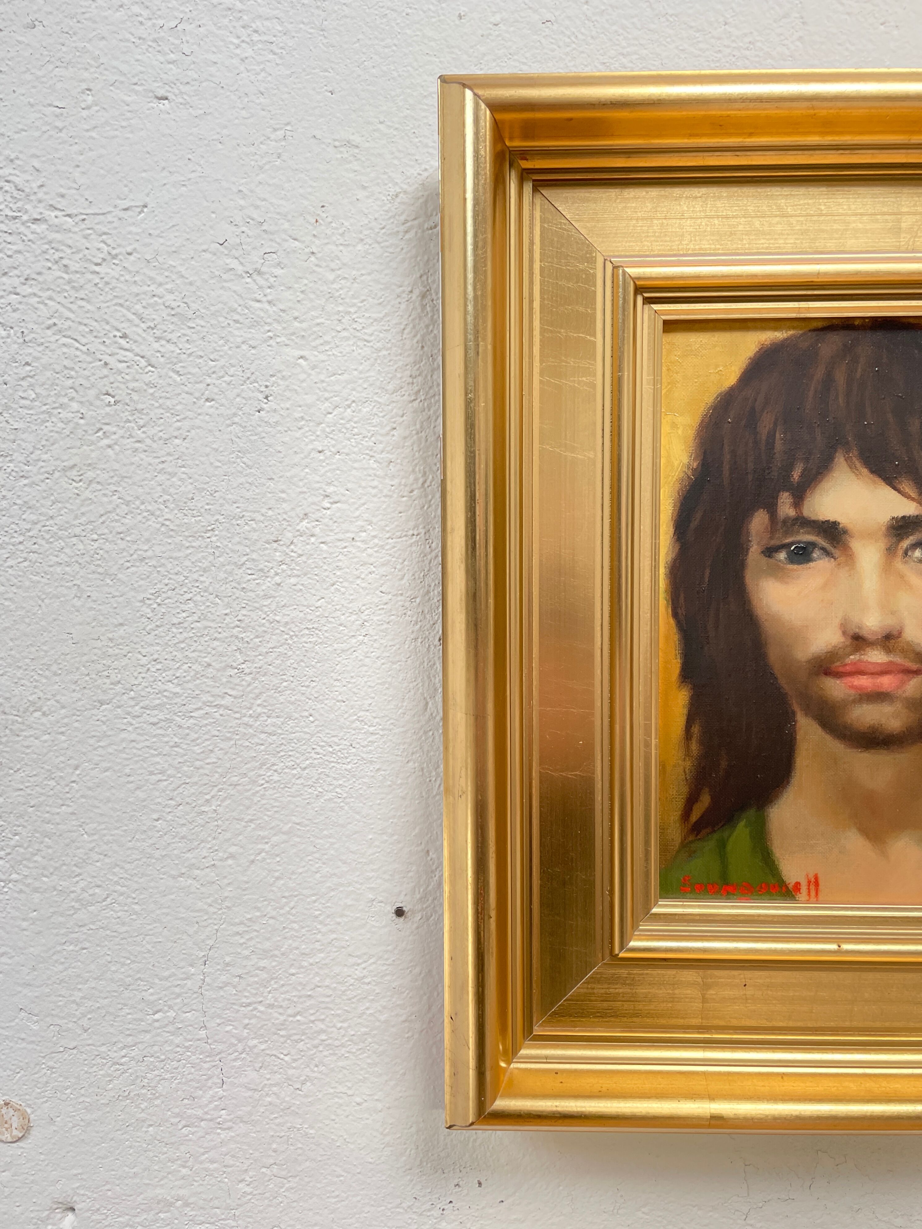 Oil portrait painting 'LE VAGABOND', after Anatola SOUNGOUROFF, circa 1977.