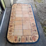 Coffee table signed Roger Capron model Garrigue