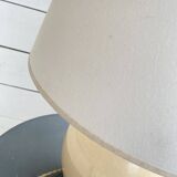 Earthenware lamp, fabric cable, fabric lampshade