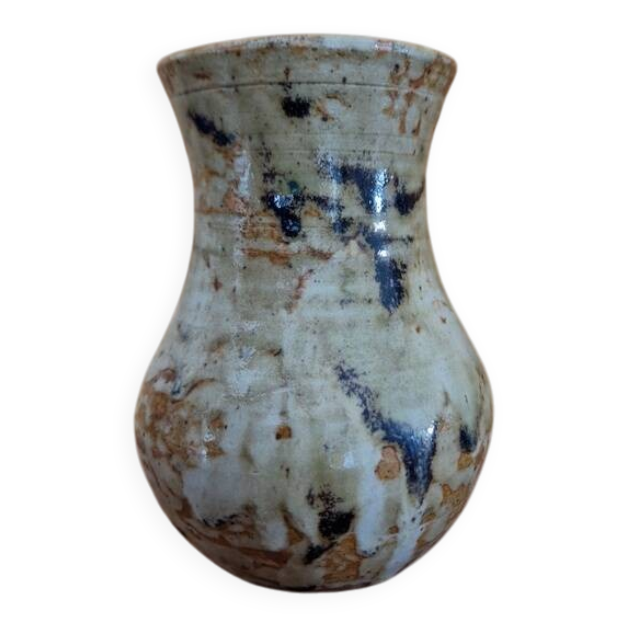 Eugène Lion (1867-1945), artist in Saint Amand en Puisaye - Stoneware vase