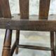 Vintage English wooden chair from 1917