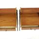 2 tables de chevets scandinaves en teck, Suède, 1960