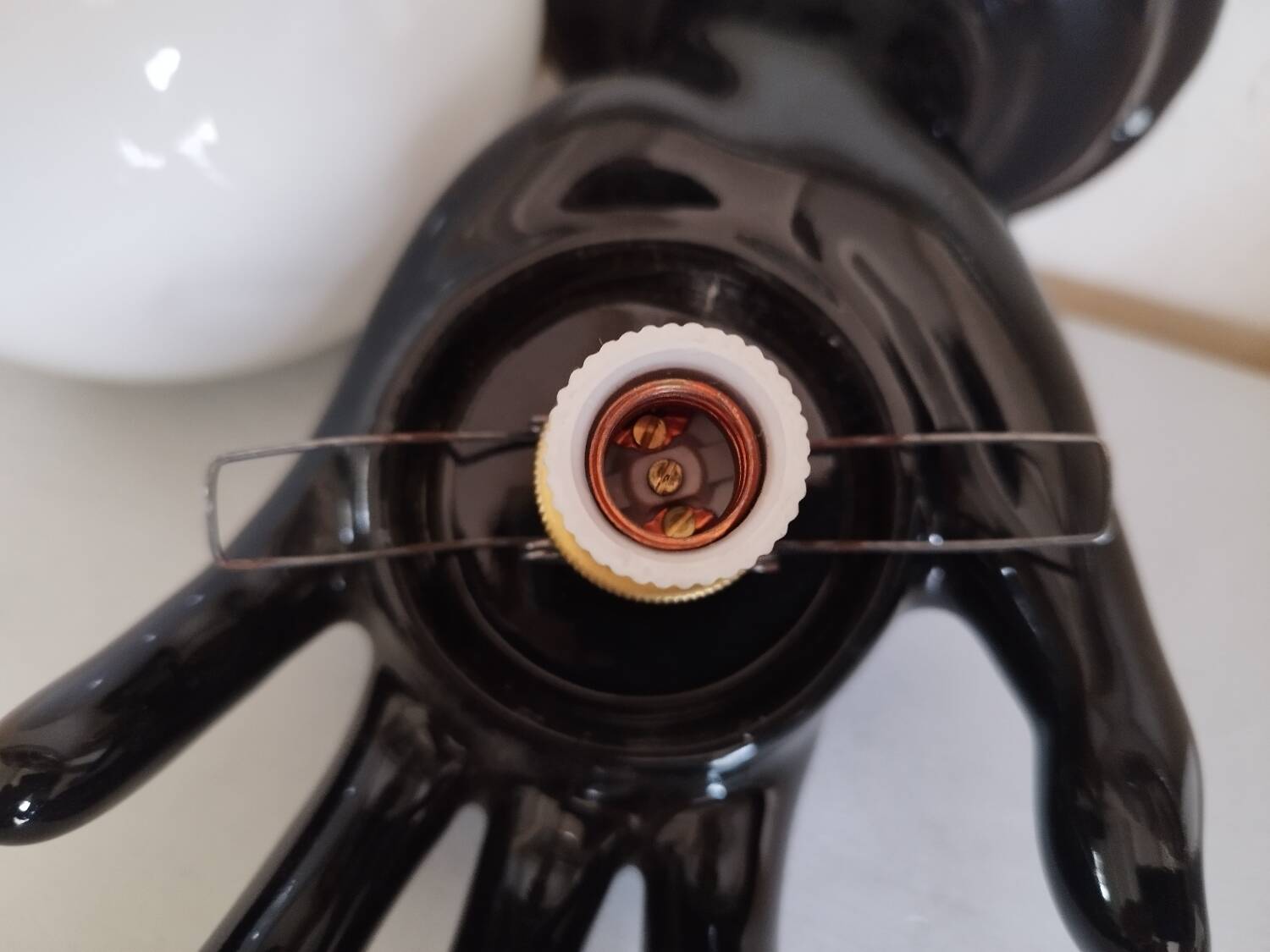 Hand-shaped wall light