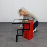 Postmodern Side Table in Memphis style, 1980s