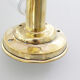 Pair of brass and muranoglass shell sconces