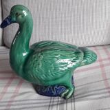 Large vintage ceramic duck