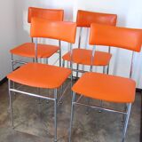 A set of 4 chairs in 1980s Modern style