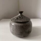 Old stoneware sugar bowl ACTH Thierry Chantal ROBERT