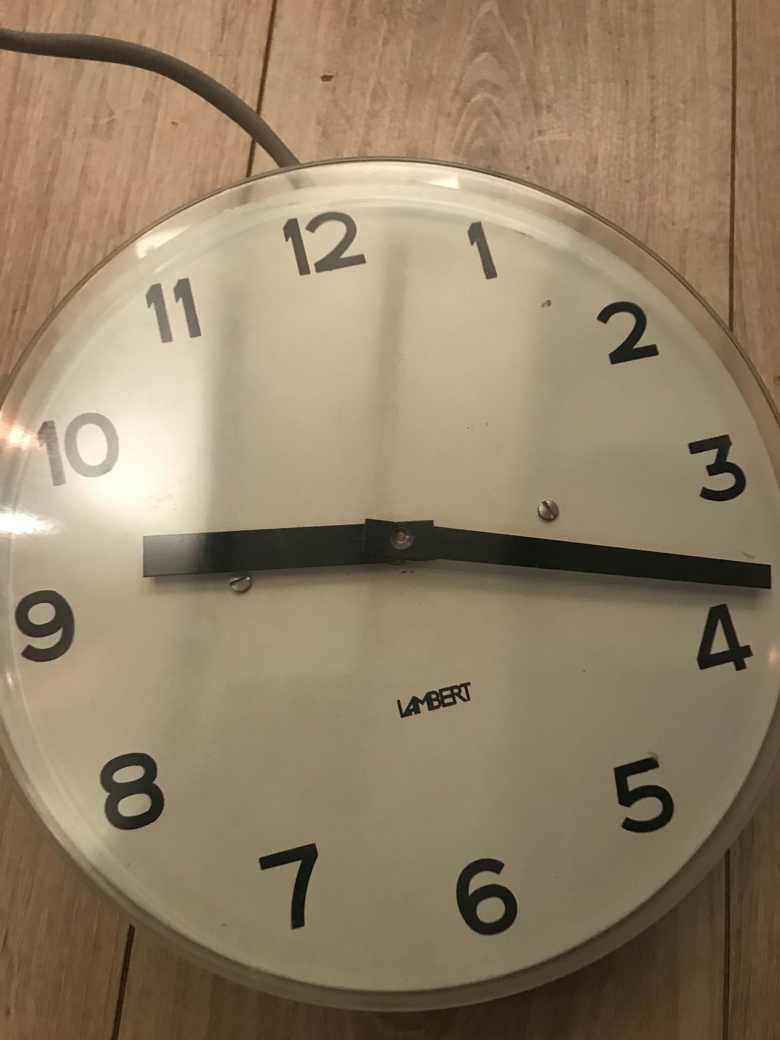 Vintage industrial Lambert pendulum