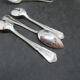 Teaspoons or tea metal argente- ercuis - model contours victoria-