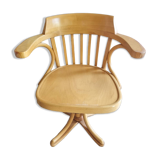 Fauteuil pivotant en bois