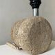 Sculptural lamp base in limestone by Albert Tormos or Fratelli.