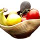 Earthenware fruit bowl (Lion) worked in the oval