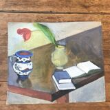 Peinture huile nature morte