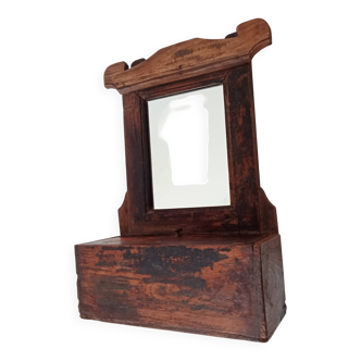 Antique Hindu barber's mirror