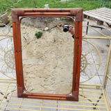 Bamboo and rattan mirror 70X50