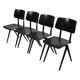 Galvanitas S16 School Chair Dining Chair Design Black Frame