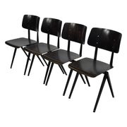 Galvanitas S16 School Chair Dining Chair Design Black Frame