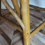 Chaise enfant vintage bois de châtaignier