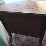 Commode en marqueterie style louis XV