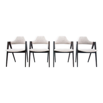 Four Compass dining chairs by Kai Kristiansen Denmark 1960s