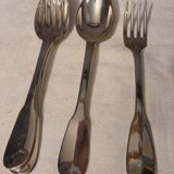 Pair of spoons and forks Christofle