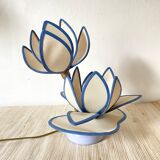 Double lotus flower lamp, 80s