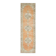 Vintage Turkish Oushak Handmade Wool Cotton Orange Runner Rug 101x339