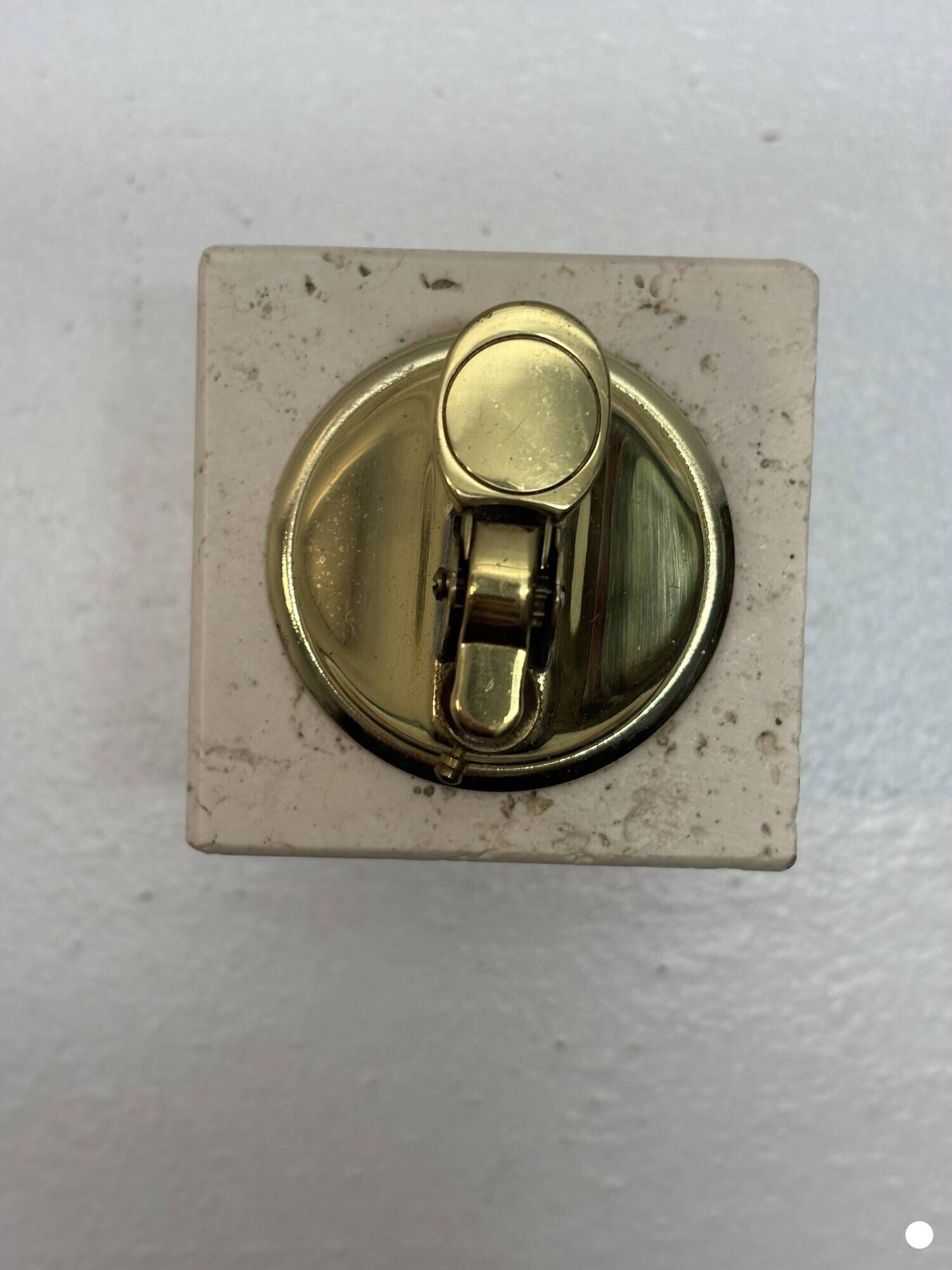 Travertine table lighter