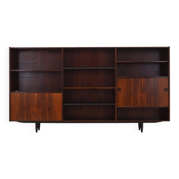 Bibliothèque en palissandre, design danois, années 1970, fabriquée par Farsø Møbelfabrik