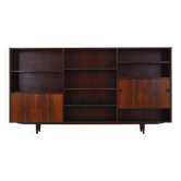 Rosewood bookcase, Danish design, 1970s, manufactured by Farsø Møbelfabrik