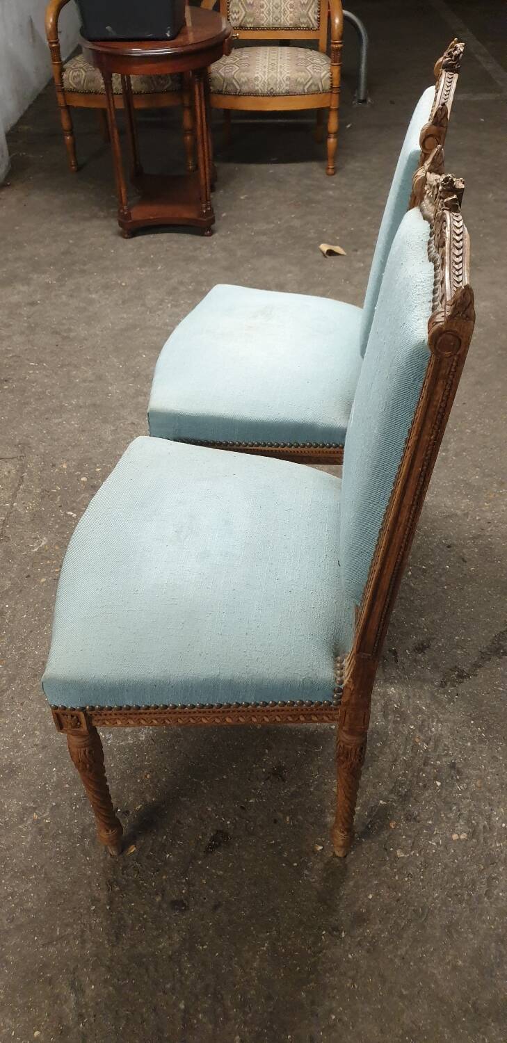 2 Louis xvi chairs