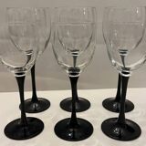 6 verres à pied