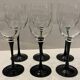 6 stemmed glasses