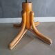 Fauteuil de bureau pivotant ancien en bois courbé