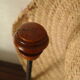 Vintage walnut wall-mounted coat rack for school, bistro.