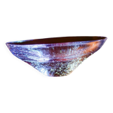 Bohemian Alessandrite Glass Bowl Vase