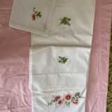 Table service and those hollyhock napkins