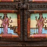 Meuble de Commerce Manjoosh en Bois Exotique, Inde – Début XXe